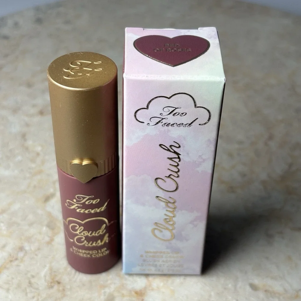 Too Faced Cloud Crush Whipped Lip‎ & Cheek Color  4.3g NIB BED OF ROSES